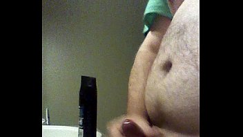 burly unshaved fellow wanks madly