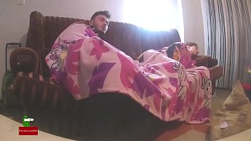 Sex under sheets.Homemade voyeur taped my amateur gf with a hidden spycam IV082