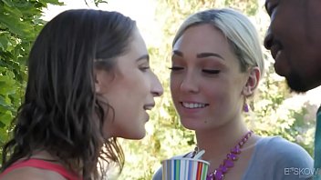 Interracial threesome with Lily LaBeau and Abella Danger