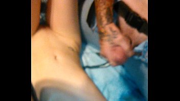fledgling wifey lets hubby and mate jerkoff on.