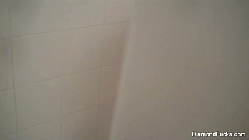 Naughty In The Shower With Diamond Kitty