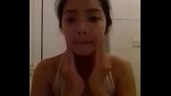 hot filipina shearine face wash after cum in face